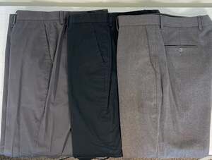Lot of 3 Express Men's Dress Pants (Classic, Photographer, and Slim Fit), Size 3